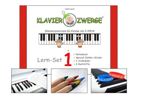 Klavierzwerge Band 1 Set
