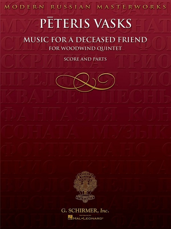 Music for a deceased Friend for flute,