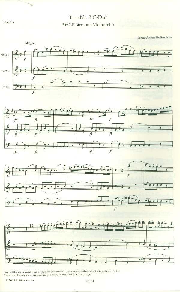 Trio C-Dur Nr.3