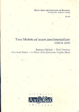 2 Motets ad usum sanctimonialium
