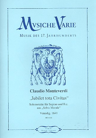 Jubilet tota civitas für Sopran und Bc