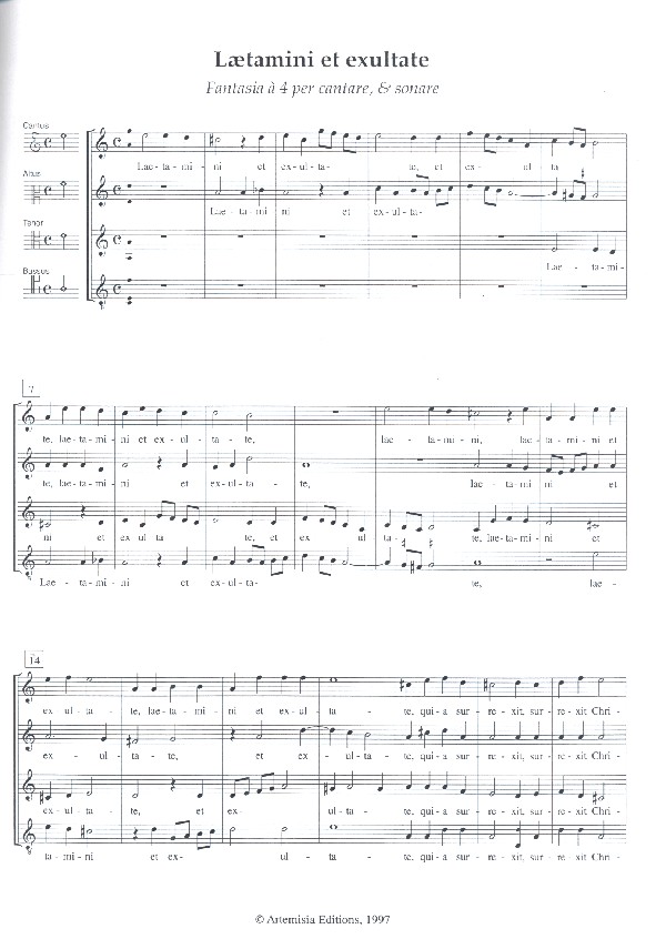 3 Motets for the Convent of Santa Christina