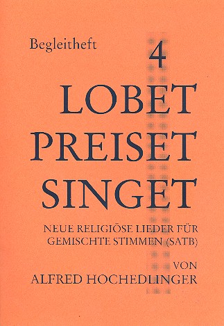 Lobet preiset singet Band 4 für gem Chor