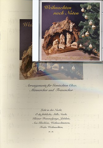 Weihnachten nach Noten (+CD) für gem Chor