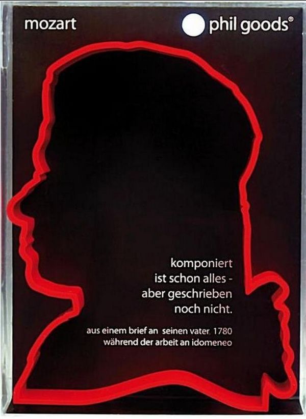 Ausstechform Mozart rot 10x7cm