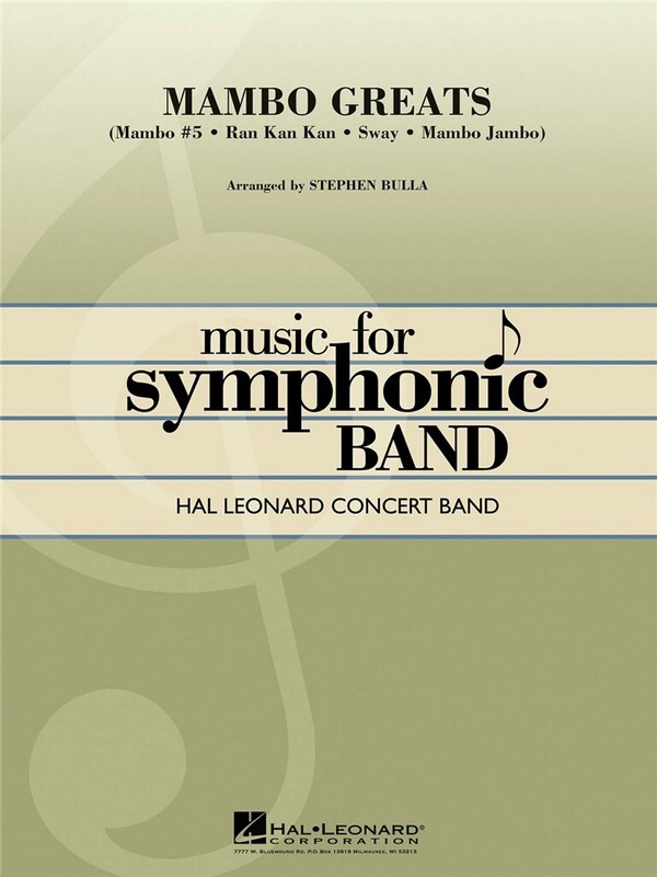 Mambo Greats: for concert band