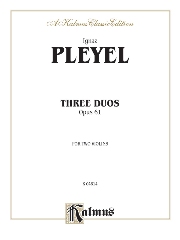 3 Duets op.61 for 2 violins