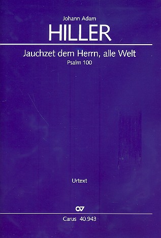 Jauchzet dem Herrn alle Welt für Soli,