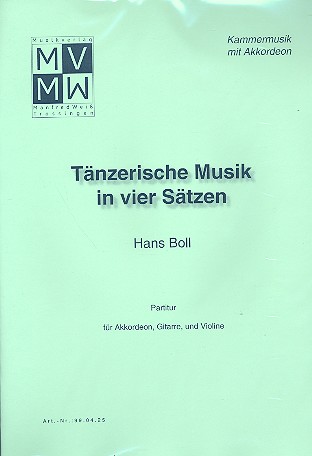 Tänzerische Musik in 4 Sätzen