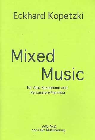 Mixed Music für Altsaxophon und