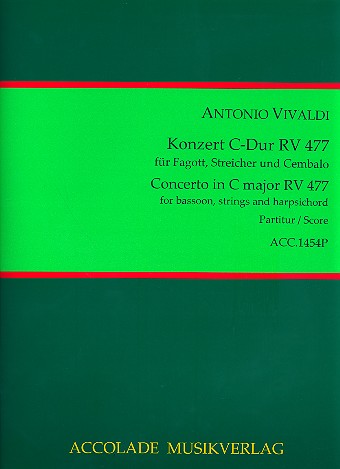 Konzert C-Dur RV477 für Fagott,