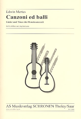 Canzoni ed balli für Sopranblockflöte