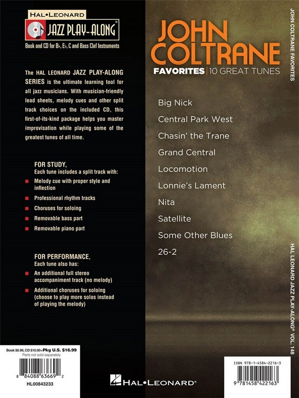 John Coltrane Favorites (+CD):