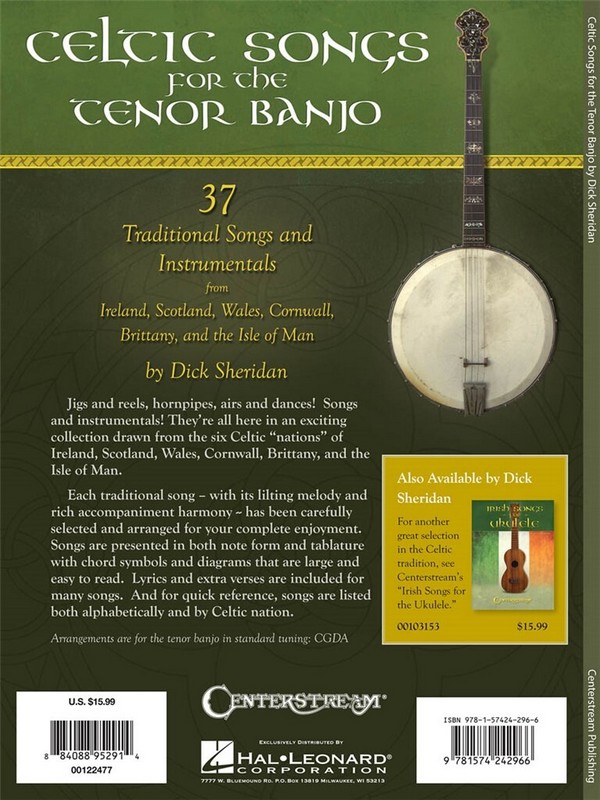 Celtic Songs: for tenor banjo/tab