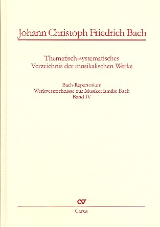 Bach-Repertorium Band 4 Werkverzeichnis von