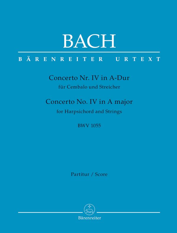 Konzert A-Dur Nr.4 BWV1055
