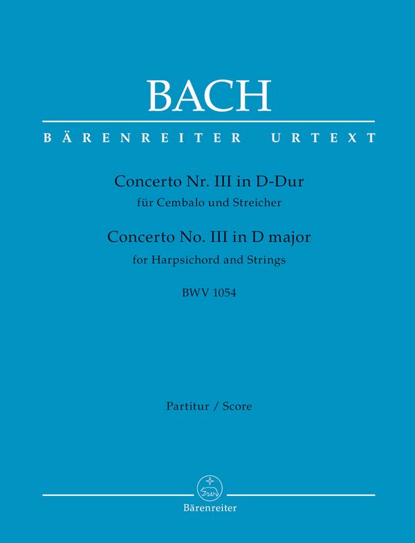 Konzert D-Dur Nr.3 BWV1054
