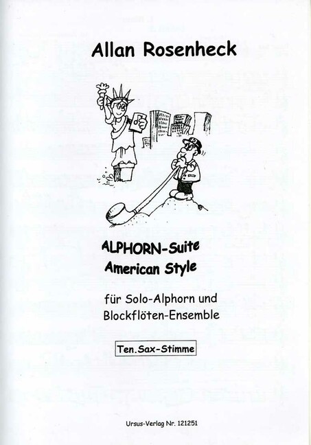 Alphorn-Suite american Style für Alphorn in F