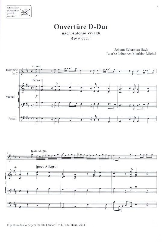 Sechs Bach-Bearbeitungen