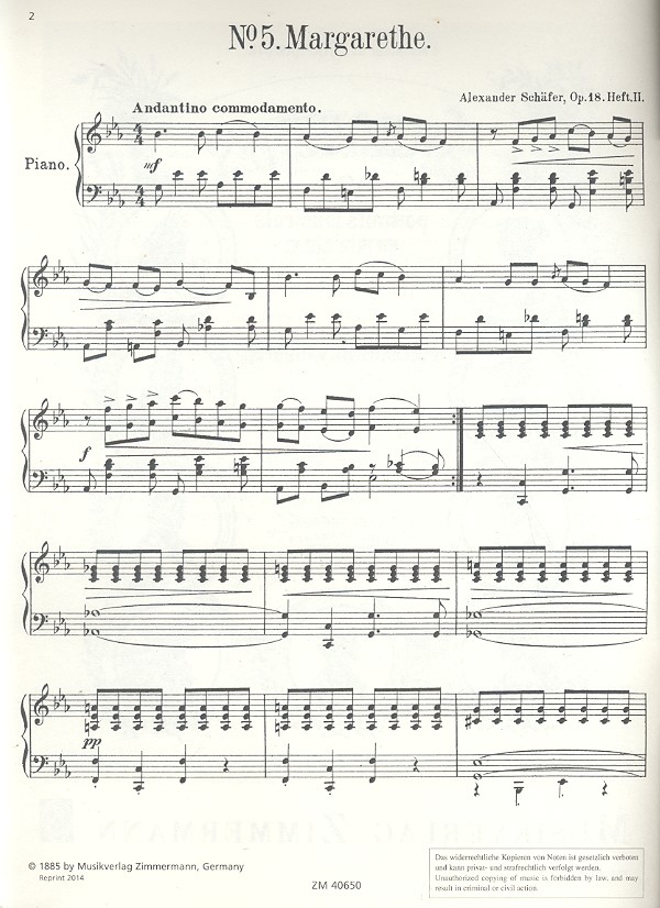 Silhouettes op.18 Band 2 (Nr.5-9)