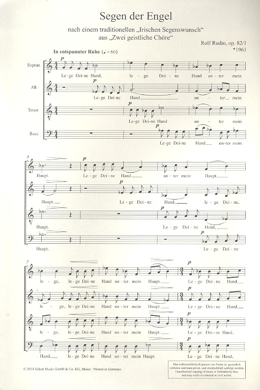 Segen der Engel op. 82/1