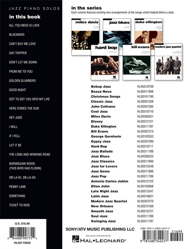 The Beatles: for jazz piano (with chords)