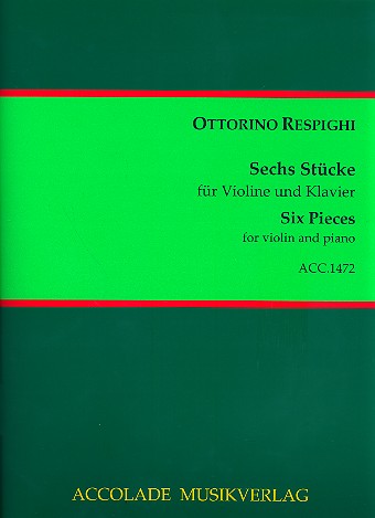 6 Stücke für Violine und Klavier