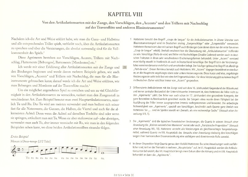 Principes de la flûte 