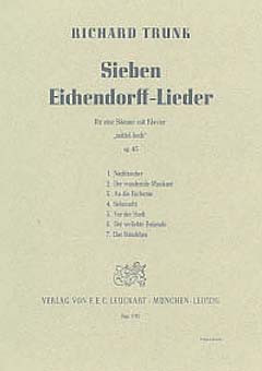 7 Eichendorff-Lieder op.45