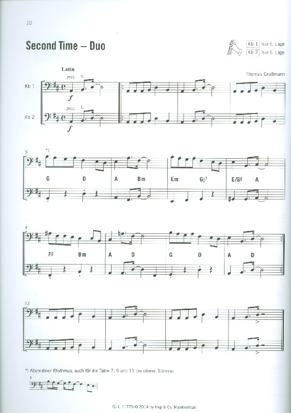 Kontrabass-Vorspiel für 1-4 Kontrabässe