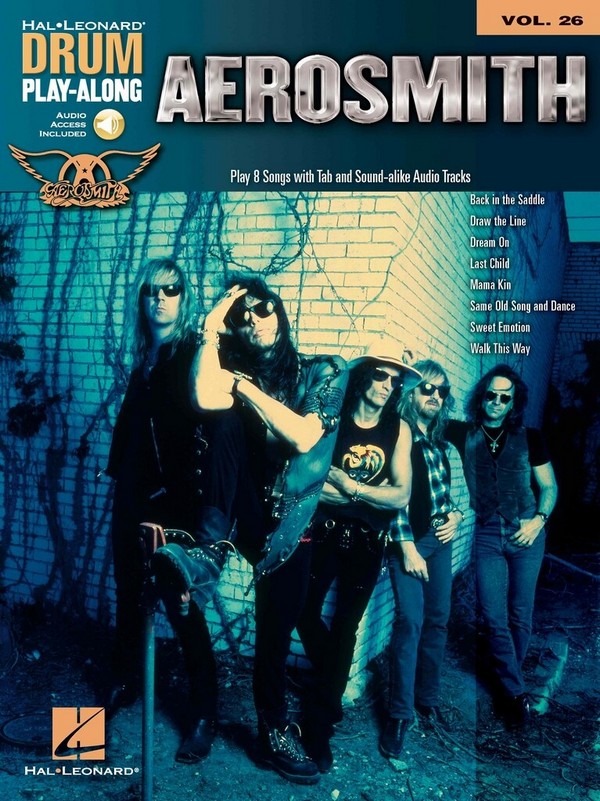 Aerosmith (+CD): drum playalong vol.26