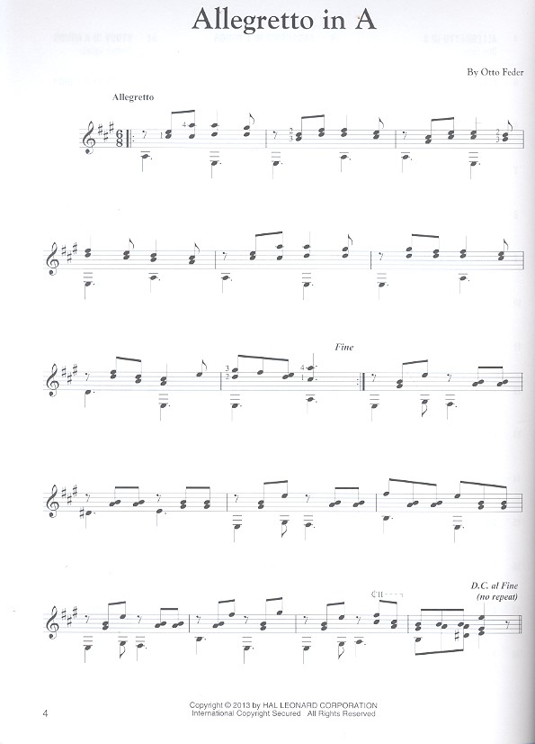 First Pieces for classical guitar