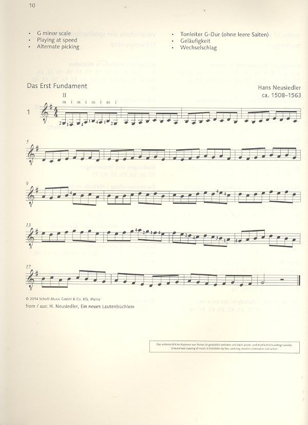 Klassische Gitarrenetüden