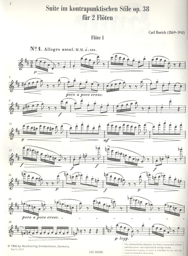 Suite im kontraüpunktischen Stile op.38