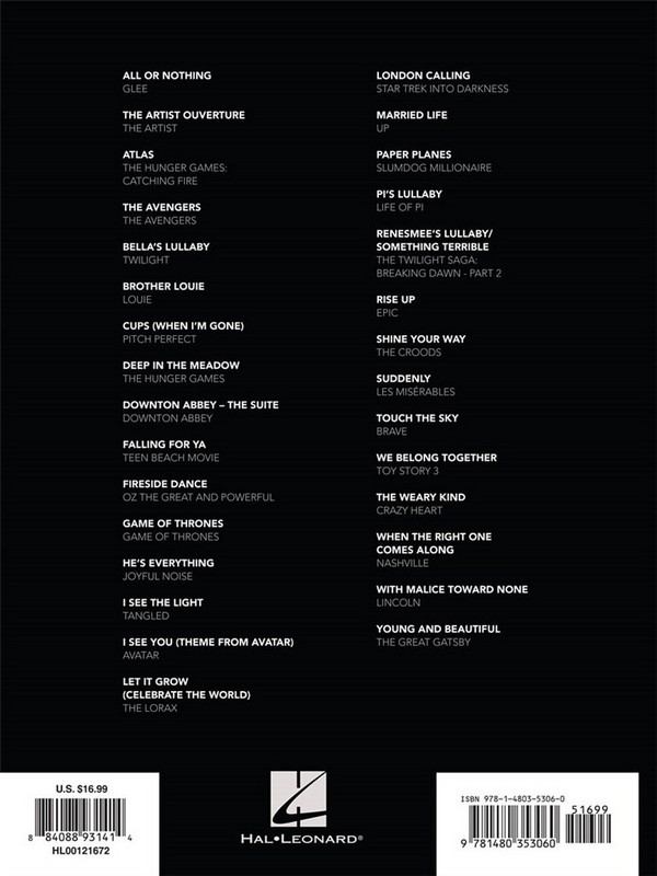 Contemporary Movie and TV Hits