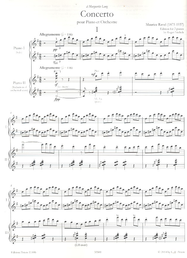 Concerto en sol majeur pour piano et orchestre