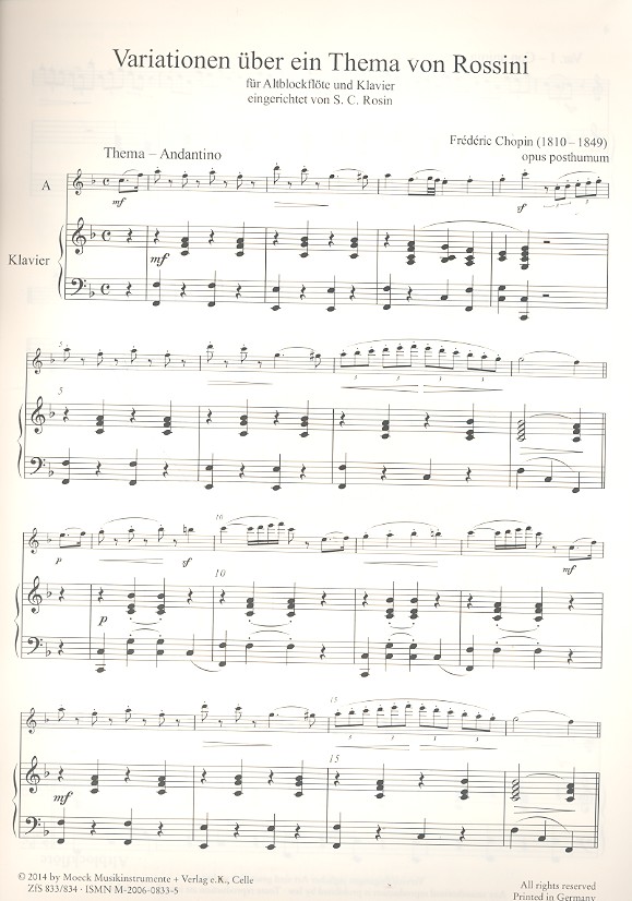 Variationen über ein Thema von Rossini