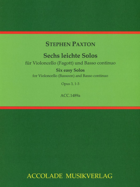 6 leichte Solos op.3 Band 1 (Nr.1-3)