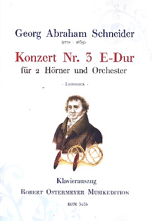 Konzert E-Dur Nr.3 für Horn und Orchester