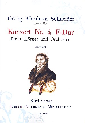 Konzert F-Dur Nr.4 für 2 Hörner und Orchester