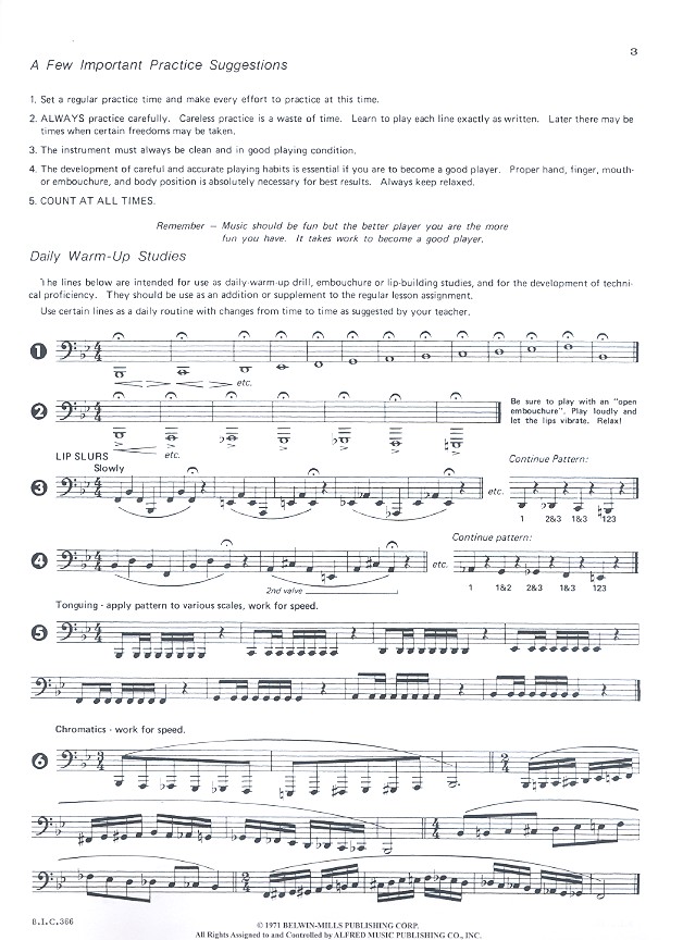 Tuba Student Level 3