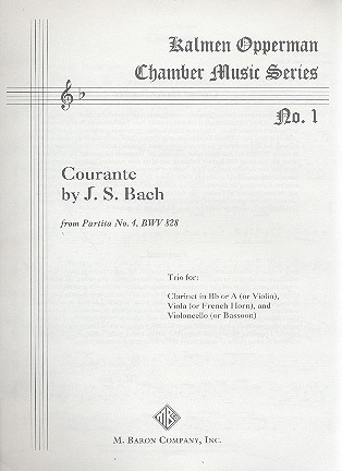 Courante from Partita no.4 BWV828