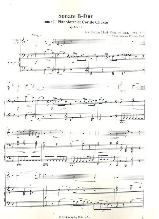 Sonate B-Dur op.6,2