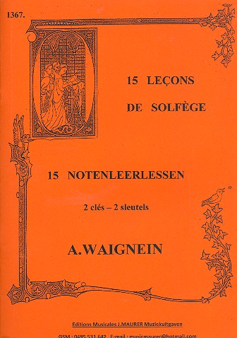 15 Lecons de solfège (2 clés)