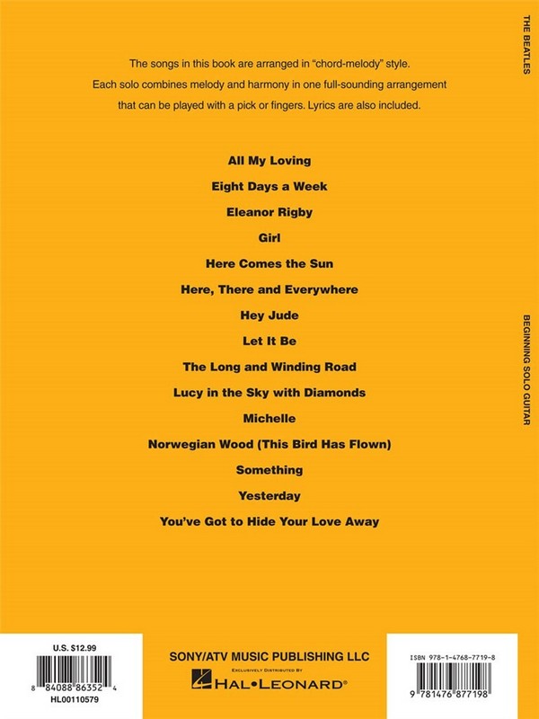 Beginning solo Guitar - The Beatles :