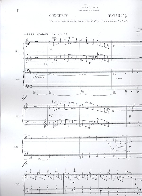 Concerto for harp and orchestra
