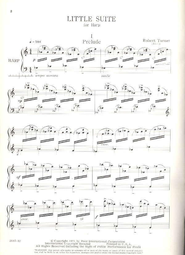 Little Suite for harp