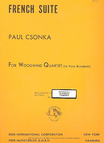 French Suite for woodwind quartet
