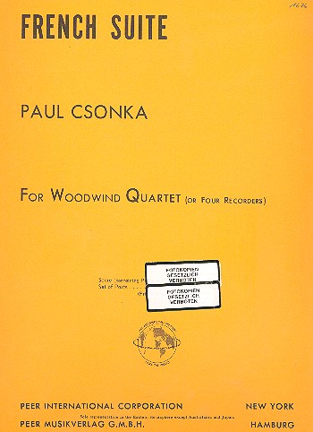 French Suite for woodwind quartet