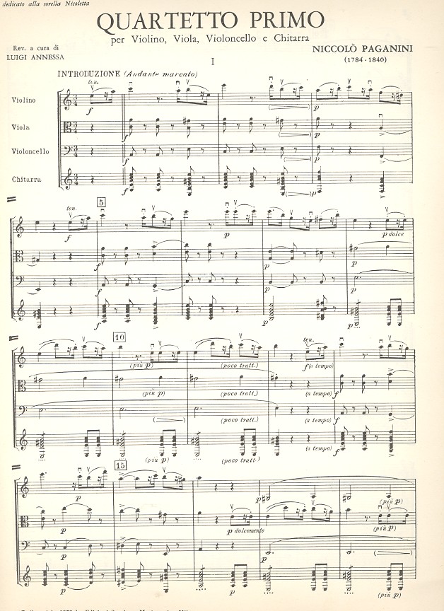 Quartetto primo